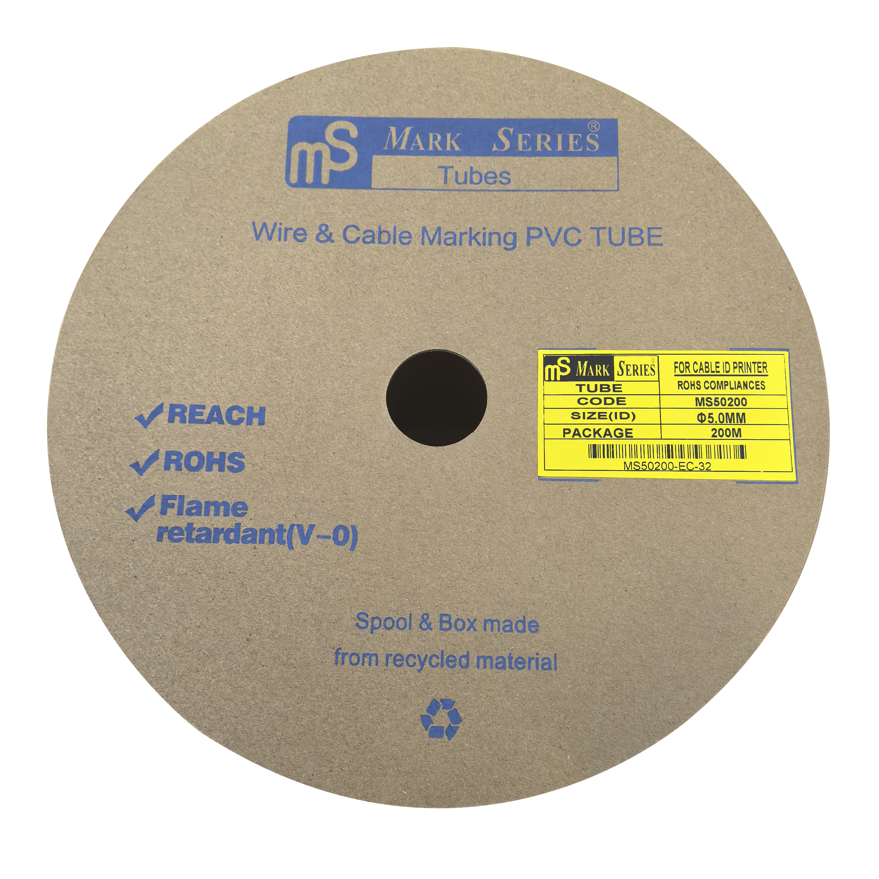 NEW MS G-SERIES [MS50200] TUBE WHITE 5.0MMX200M